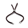 Twisted Nylon Cord Silder Bracelets DIY-B066-03P-04-2