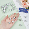 30Pcs Printed Silicone Focal Beads SIL-SC0001-73-3