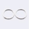 925 Sterling Silver Round Rings STER-F036-03S-0.8x5-2