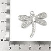 304 Stainless Steel Dragonfly Pendants STAS-S186-08C-P-3