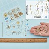 SUNNYCLUE DIY Star Sun Earring Making Kits DIY-SC0020-27-3