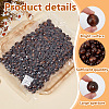350Pcs 9 Styles Wood Large Hole European Beads WOOD-OC0003-79-4
