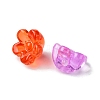 100Pcs 4 Styles Transparent Acrylic Beads TACR-FS0001-45-2