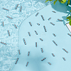 2000Pcs 4 Styles Glass Twisted Bugle Beads SEED-GO0001-09C-4