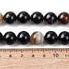 Natural Black Agate Beads Strands G-H343-D02-12mm-5