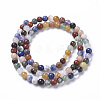 Natural Mixed Gemstone Beads Strands G-F668-08-4mm-3