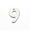 Tarnish Resistant Mixed Number 201 Stainless Steel Charms STAS-N082-05-2