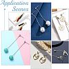 30Pcs 304 Stainless Steel Ball Stud Earring Post STAS-UN0028-92-7