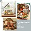 200Pcs 2 Colors Wood Mini Model DIY-PH0032-44-5