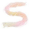 Transparent Glass Beads Strands X-GLAA-E036-07B-1