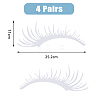 PET Eyelash Car Stickers STIC-WH0004-04A-2