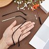 4Pcs 2 Colors Alloy Eyeglasses Arm FIND-GF0004-29-3