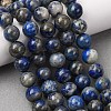 Natural Lapis Lazuli Round Bead Strands G-E262-01-10mm-1
