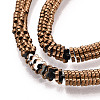 Electroplated Synthetic Non-magnetic Hematite Beads Strands G-T139-63D-3