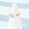 Brass Micro Pave Cubic Zirconia Cuff Rings for Women RJEW-K309-39D-G-2