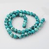 Natural Ocean White Jade Bead Strands G-G916-8mm-04-2