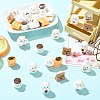 40Pcs 8 Styles Resin Display Decoration AJEW-CJ0001-84-5