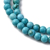 Natural Magnesite Beads Strands G-K244-02-4mm-01-6