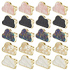 20Pcs 5 Colors Zinc Alloy & Acrylic Drawer Cabinets Handles FIND-DR0002-43-1