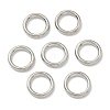 Alloy Soldered Closed Jump Rings X-PALLOY-H039-P-1