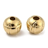 Rack Plating Eco-friendly Brass Beads KK-M257-19B-G-1