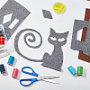 Polyester Felt Sticker DIY-WH0223-18D-6