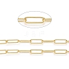 Soldered Brass Paperclip Chains CHC-D025-03G-01-3