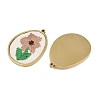 304 Stainless Steel & Embroidered Pendants SA-CBA1ED9-05G-2