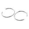 304 Stainless Steel Cuff Bangles for Women Men STAS-B082-08P-4