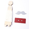 Natural Basswood Display Decorations WOOD-WH0115-41-3