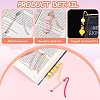 11Pcs 11 Colors Alloy Bookmarks AJEW-SZ0002-53-5