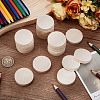 Unfinished Wooden Flat Round Cutouts WOOD-WH0050-042B-3