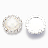 Brass Rhinestone Cabochons RB-T008-11S-2