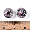 Handmade Foil Lampwork Beads LAMP-T021-33B-4