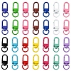 15 Colors Zinc Alloy Baking Paint Swivel Snap Hooks Clasps FIND-YW0005-53-1