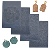 PP Plastic Creasing Plate Sets FIND-WH0152-911C-1