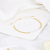 1Pc Brass Braided Bead Bracelets BJEW-LP0004-44-3