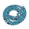 Spray Painted Synthetic Non-magnetic Hematite Bead Strands G-T124-02B-1-2