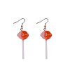 Resin Dangle Earrings FS-WGCA9A3-03-2