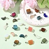 20Pcs Mixed Gemstone Pendants G-YW0002-26-5