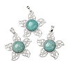 Natural Amazonite Pendants GG-CBA0251-06P-1