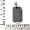 304 Stainless Steel Stamping Blank Tag Pendants STAS-G346-20EBP-3