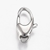 Polished 316 Surgical Stainless Steel Lobster Claw Clasps X-STAS-Z013-05A-1