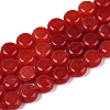 Dyed Natural White Jade Beads Strands G-T143-16M-4
