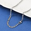 Non-Tarnish 304 Stainless Steel Figaro Chain Necklaces STAS-P101-71P-1