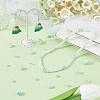 1830Pcs 5 Styles ABS Plastic Imitation Pearl Beads MACR-SP0001-03C-4