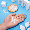 50g Transparent Spray Painted Acrylic Beads TACR-TA0001-21-8