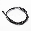 Natural Black Onyx Beads Strands X-G-P161-38-13x4mm-2