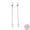 925 Sterling Silver Chain Extenders STER-D036-41AS-3