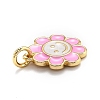 Brass Enamel Charms KK-O135-01A-3